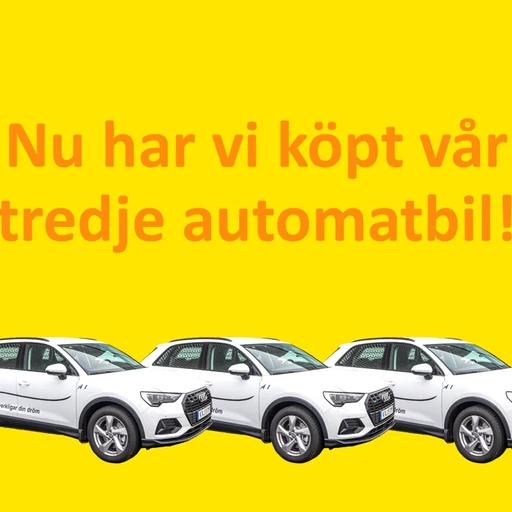 Efterfrågan på automatlektioner ökar!